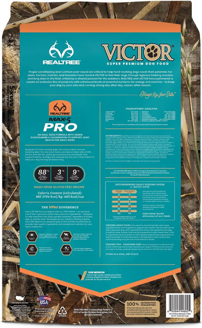 VICTOR Realtree MAX-5 PRO Dry Adult Dog Food (Search for Availability Online or In Stores) image 2
