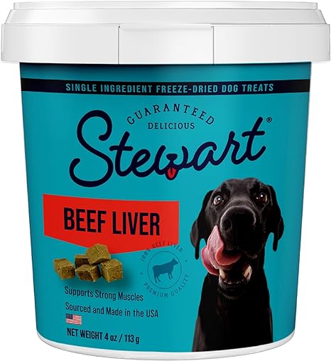 Stewart Freeze Dried Dog Treats, Beef Liver (Search for Availability Online or In Stores) image 0